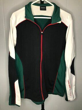 Galvin Green Men's Insula Golf Long Sleeve Full Zip Jacket Navy Blue Size Large
